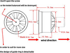 50mm EDF 4900KV 3S Maximum thrust770g,Brushless Motor, Applicable to RC Jet Aircraft