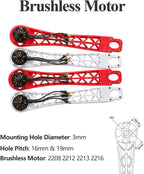 HAWK¡¯S WORK F450 Drone Frame, 450mm Wheelbase Quadcopter Frame Kit with Landing Skid Gear (Standard)