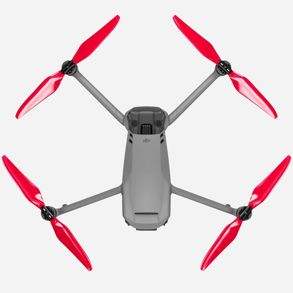 Master Airscrew Stealth Propellers for DJI Mavic 3 & Mavic 3 Pro/Cine/Enterprise/Classic/3T/3M - Red, 4 pcs
