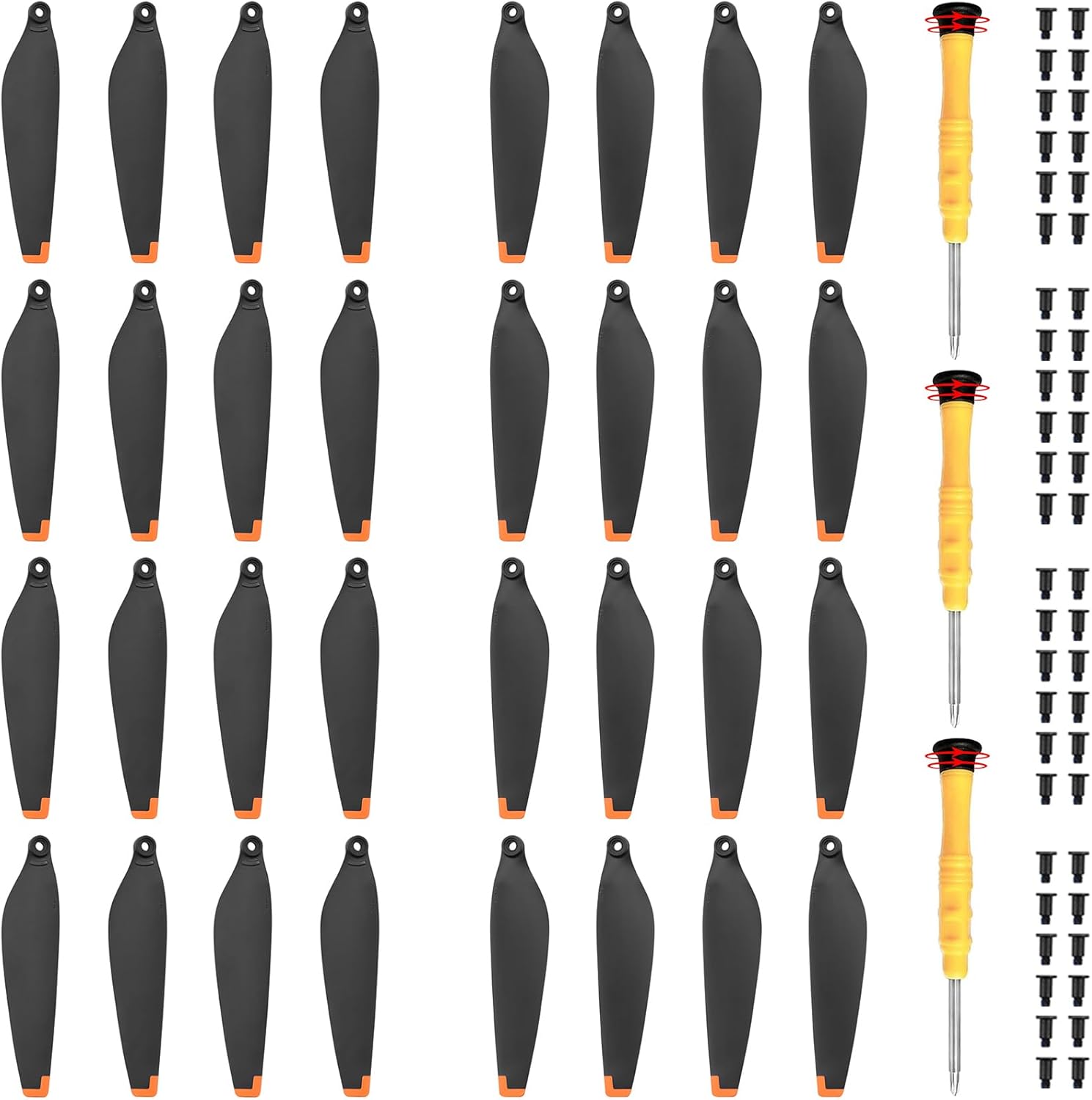 32 Pcs Propellers for DJI Mini 3, Betschkim Replacement Low-Noise and Quick-Release Blades Props Wings Compatible with DJI Mini 3 Drone Accessories - NOT for Mini 3 Pro
