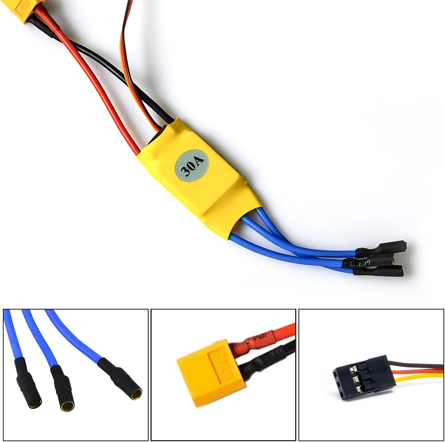 1 Piece 2212 1200KV Brushless Outrunner Motor 13T with 3.5mm Male Banana Bullet for RC DIY Aircraft Multi-Copter Quadcopter Drone