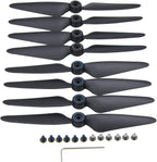 Blomiky 2 Sets 8 Pack F7 Foldable Propellers Replace Spare Pros Compatible with Bwine F7GB2 F7 SJRC F7S F7 4K 9800FT RC Quadcopter Drone F7 Propeller 2