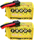 CNHL Speedy Pizza 1500mAh 6S Lipo Battery 22.2V 150C with XT60 Plug for FPV Racing Rc Quadcopter Helicopter Airplane (2 Packs)
