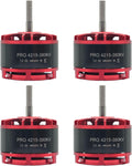 4PCS PRO 4215-380kv Brushless Motor 6-12s Quadcopter Motor for 13-15¡¯¡¯Propeller,FPV Multicopter Drone Replacement,Thrust 7.1KG(15.6 lbs) for Drone Long Range RC Plane,Airplane,Hexcopters,Octocopters
