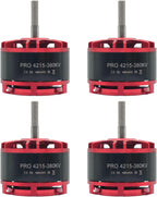 4PCS PRO 4215-380kv Brushless Motor 6-12s Quadcopter Motor for 13-15¡¯¡¯Propeller,FPV Multicopter Drone Replacement,Thrust 7.1KG(15.6 lbs) for Drone Long Range RC Plane,Airplane,Hexcopters,Octocopters