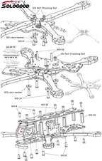 SoloGood 225mm 5inch APEX EVO Frame Kit Quadcopter for DJI O3 Air Unit CADDX Vista Polar Nebula Pro RunCam Link Phoenix 2306 Motor