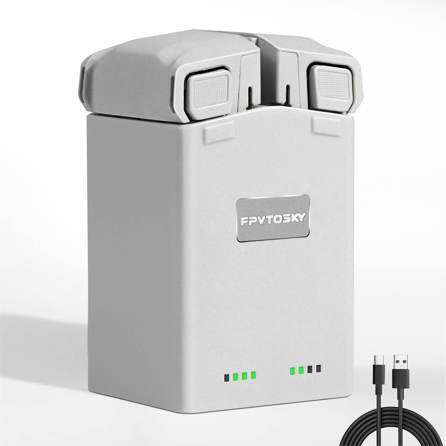 AMAZEAR Battery Charger for DJI Mini 5 Pro/Mini 4 3 Accessories,DJI Mini5Pro Mini4/3 Series Two-Way Charging Hub, Dual Batteries Rapid Charging Simultaneously, Compatible with Skyrover X1 Battery