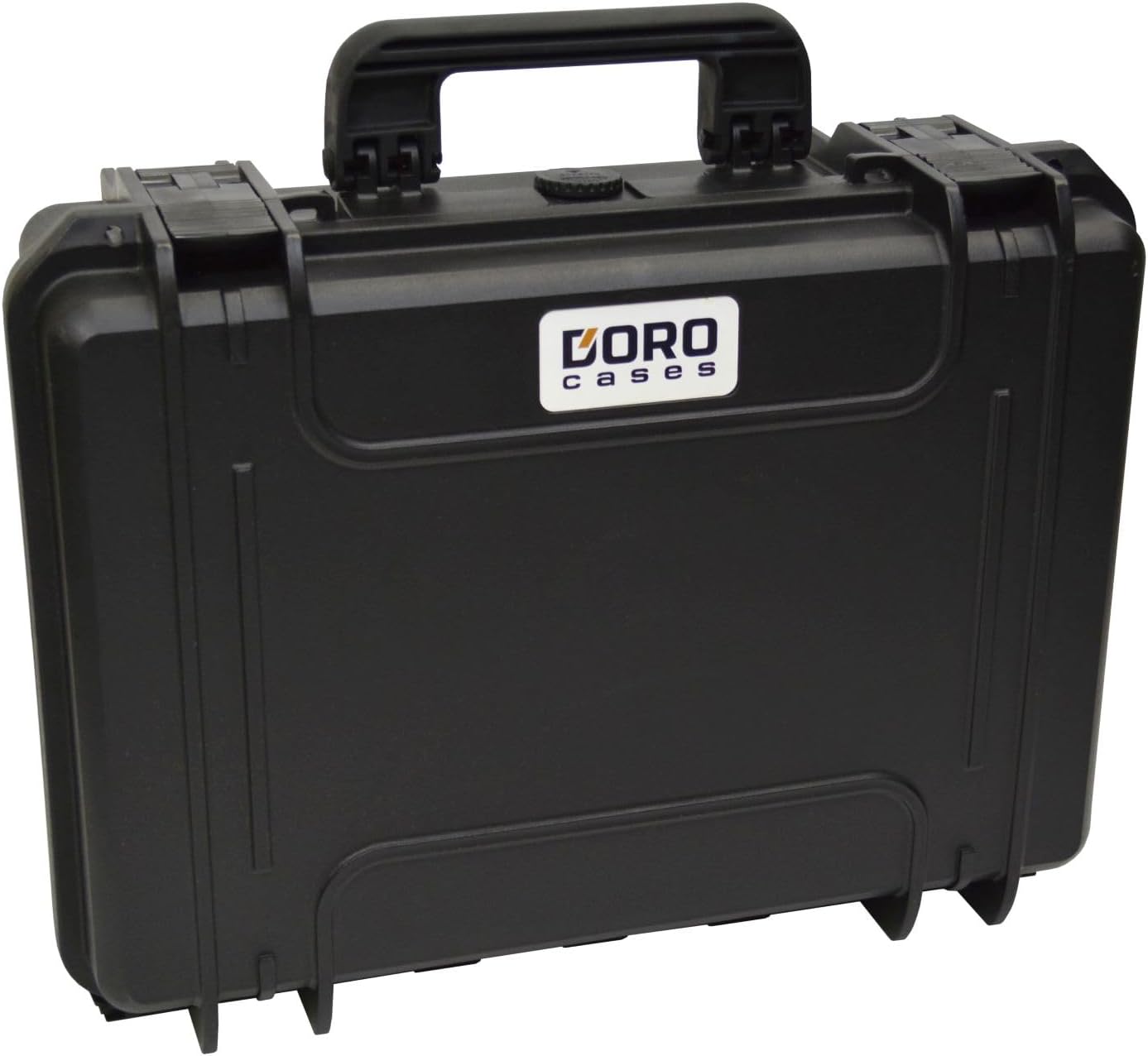MyCaseBuilder Doro 1611-6 Heavy-Duty Waterproof Hard Case, for Electronics, Cameras, Drones, Guns, Optics, Laptops, Tablets - No Foam, 16x11x6 Inch, Black