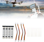 4Pcs LED Strips Lights for Drones 2812 Programmable Arm Light Kit FPV Quadcopter Lighting Accessories Set
