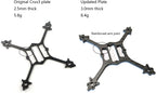 Reinforced 115mm Wheelbase Carbon Fiber Bottom Plate Spare Part for Crux3 3 inch FPV Racing Quadcopter Quad Drone