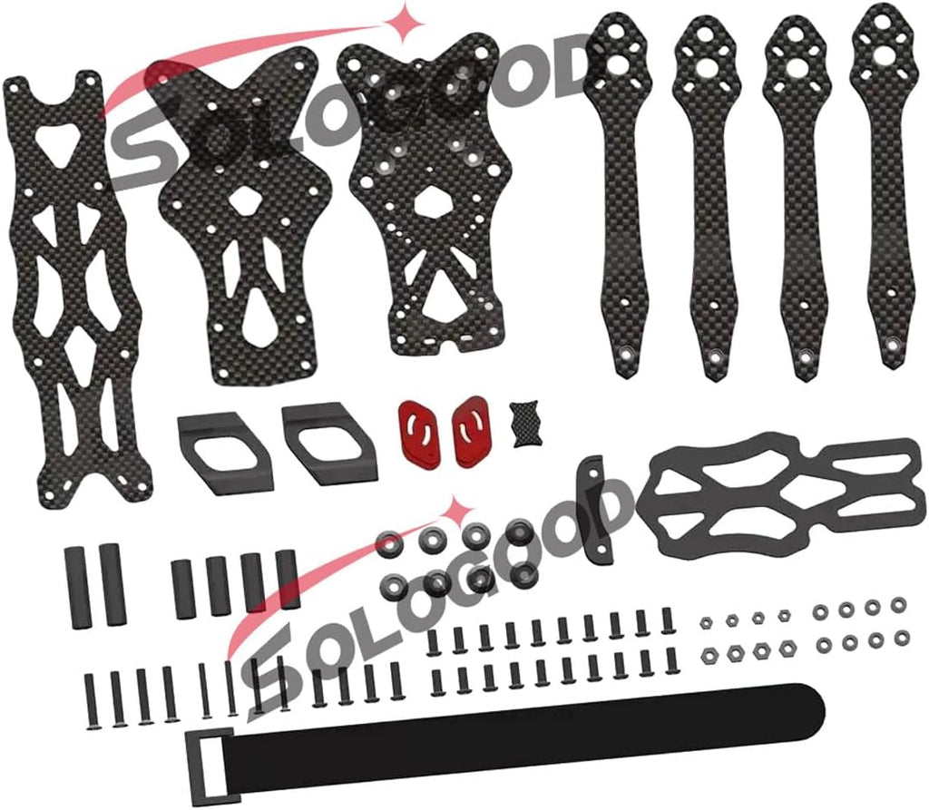 SoloGood 225mm 5inch APEX EVO Frame Kit Quadcopter for DJI O3 Air Unit CADDX Vista Polar Nebula Pro RunCam Link Phoenix 2306 Motor