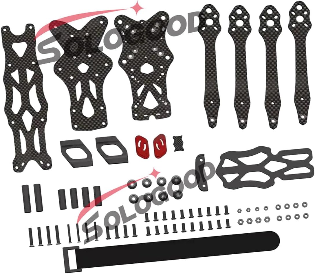 SoloGood 225mm 5inch APEX EVO Frame Kit Quadcopter for DJI O3 Air Unit CADDX Vista Polar Nebula Pro RunCam Link Phoenix 2306 Motor