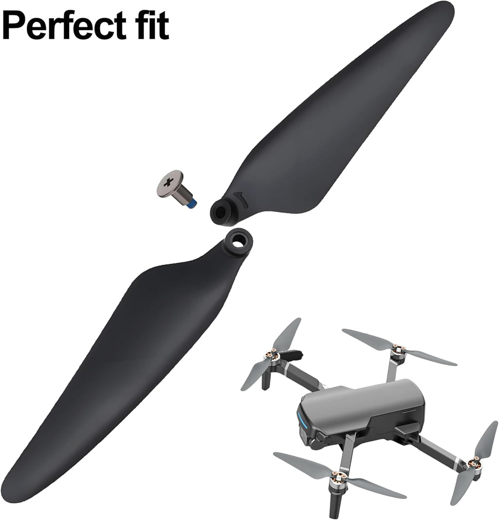 16PCS Foldable Replacement Propellers with Screws, Compatible with HS360S Drone, Lightweight Spare Blades Kit.