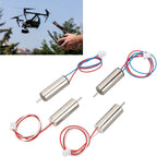 DC Coreless Motor, 4pcs 720 Brushed Coreless Motors 7x20mm Mini DC Motors for RC Drones and Quadcopters, Lightweight and Compact, Long Lasting