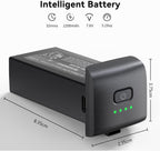 Ruko U11MINI / U11MINI 4K Series Drone Replacement Battery, 7.6V 2200mAh Li-Po Rechargeable Flight Power