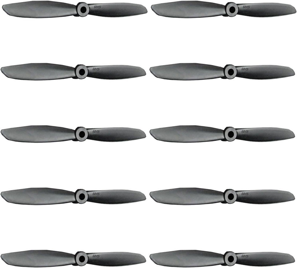 6045 rc Plane Propeller, 6x4.5 Plane Propeller Drone Propeller is Suitable for Quadror Drone Vector Stunt Plane Propeller 10 Pieces of Fixed Pitch Propeller.wurenji
