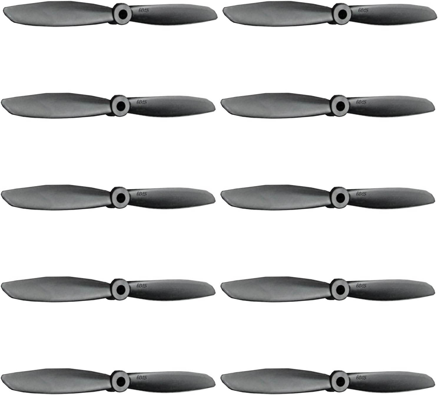 6045 rc Plane Propeller, 6x4.5 Plane Propeller Drone Propeller is Suitable for Quadror Drone Vector Stunt Plane Propeller 10 Pieces of Fixed Pitch Propeller.wurenji