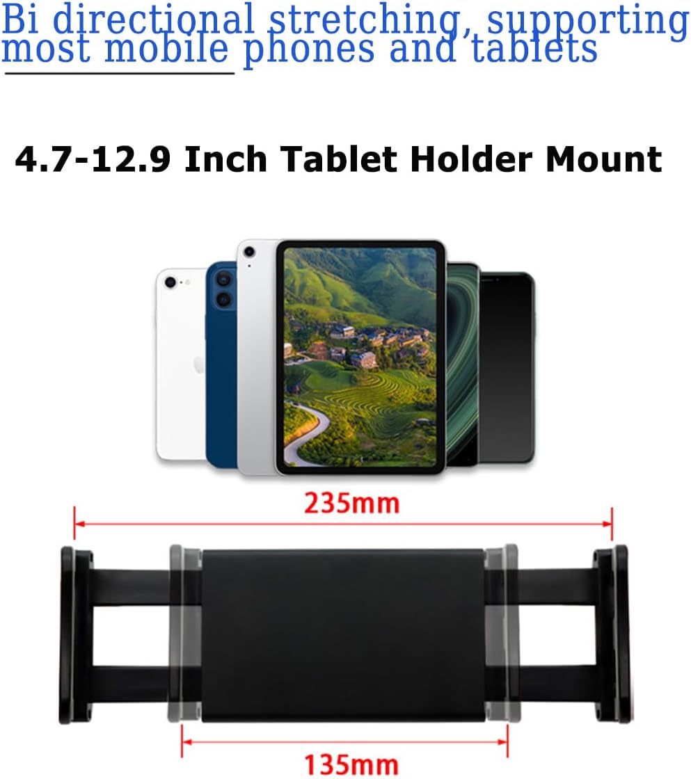 Drone Tablet Mount Holder for DJI Controllers - Adjustable 4.7-12.9 Bracket Compatible with Dji Mavic 2/Zoom/Pro Mini 2/2S/SE, Air 2/2S, Pro/Spark/ZINO/X8SE Series Remote, Phone & iPad Accessories
