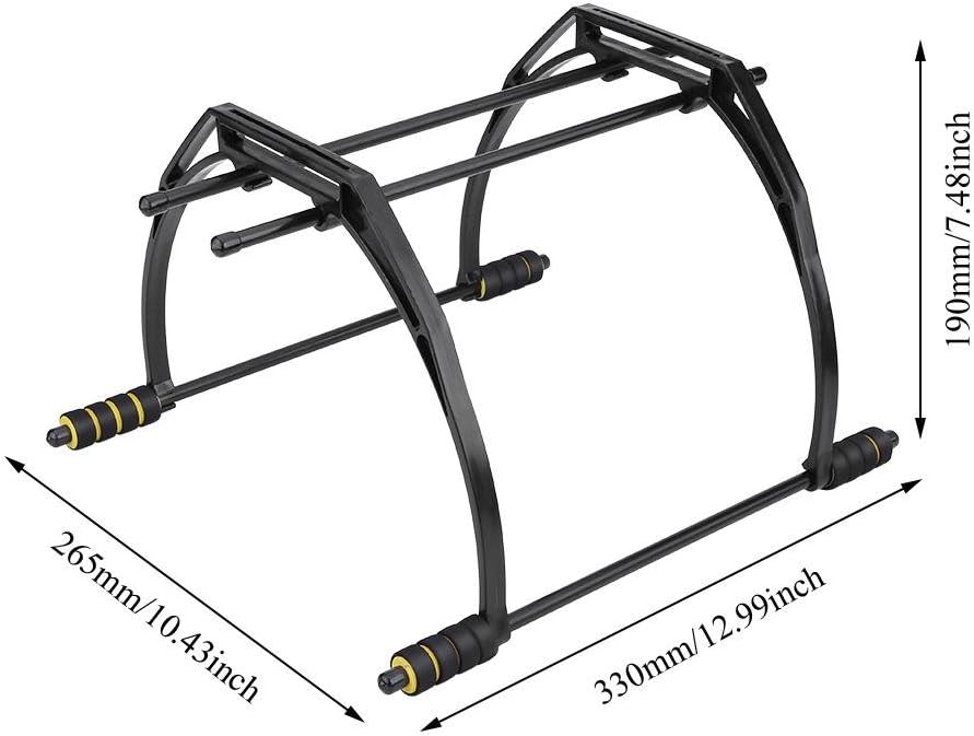 Drone Landing Gear Kit, Enhanced Stability and Protection Quadcopter Landing Gear Extender Heightened Bracket for Drone Enthusiasts, Aerial Photography, Racing Drones, Hobbyists