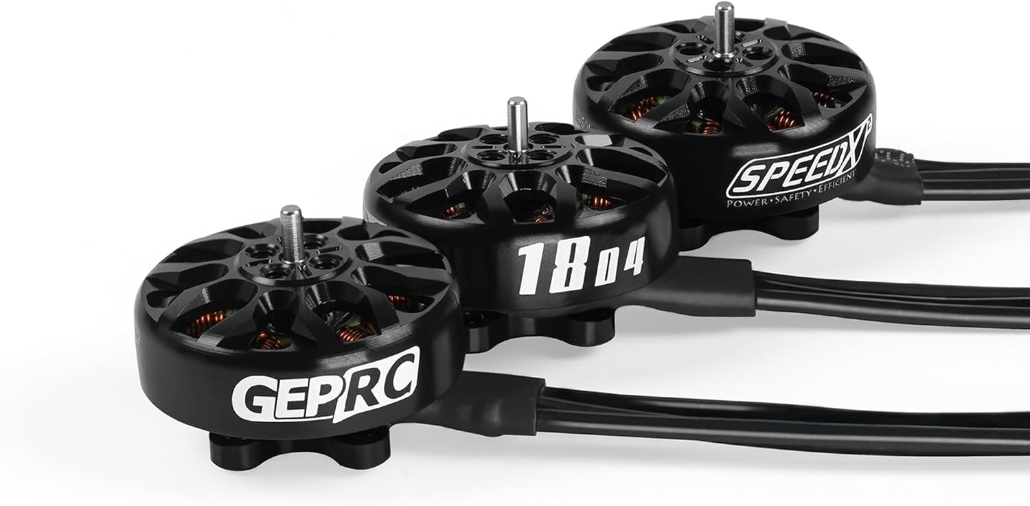 GEPRC SPEEDX2 1804 2450KV Brushless Motor for FPV Drones - 2nd Gen Ultra-Lightweight Upgrade, 13.2g Weight w/ 7075-T Aluminum, Compatible with 3-4 Toothpick & Long Range Drones