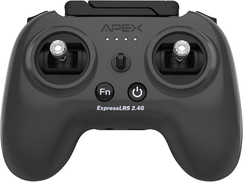 APEX RC Radio Transmitter £¬FPV Controller with VR70 and ELRS 2.4G V3-V3.3,Supports FPV Simulators,No dongle Required,Suitable for FPV Beginners,Built-in HF Head with 500mW,2000 mAh,G-129
