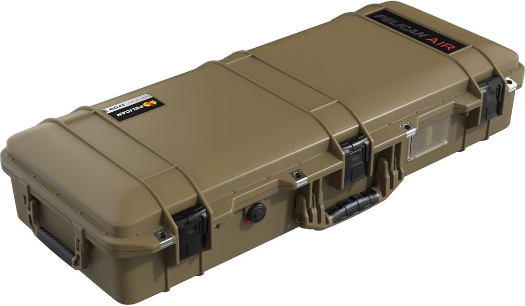 Pelican Air 1705 Multi-Purpose Long Hard Case no Foam (Empty Case) for Camera, Drone, Equipment, Gear, Electronics, Overlanding, Camping, and Travel (OCP Tan)