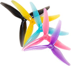 20pcs Fpv Drone Props Propeller: Gemfan Hurricane 51477 Tri-Blade 5 Inch Props for 4S 6S FPV Freestyle Racing, 10xCW 10xCCW