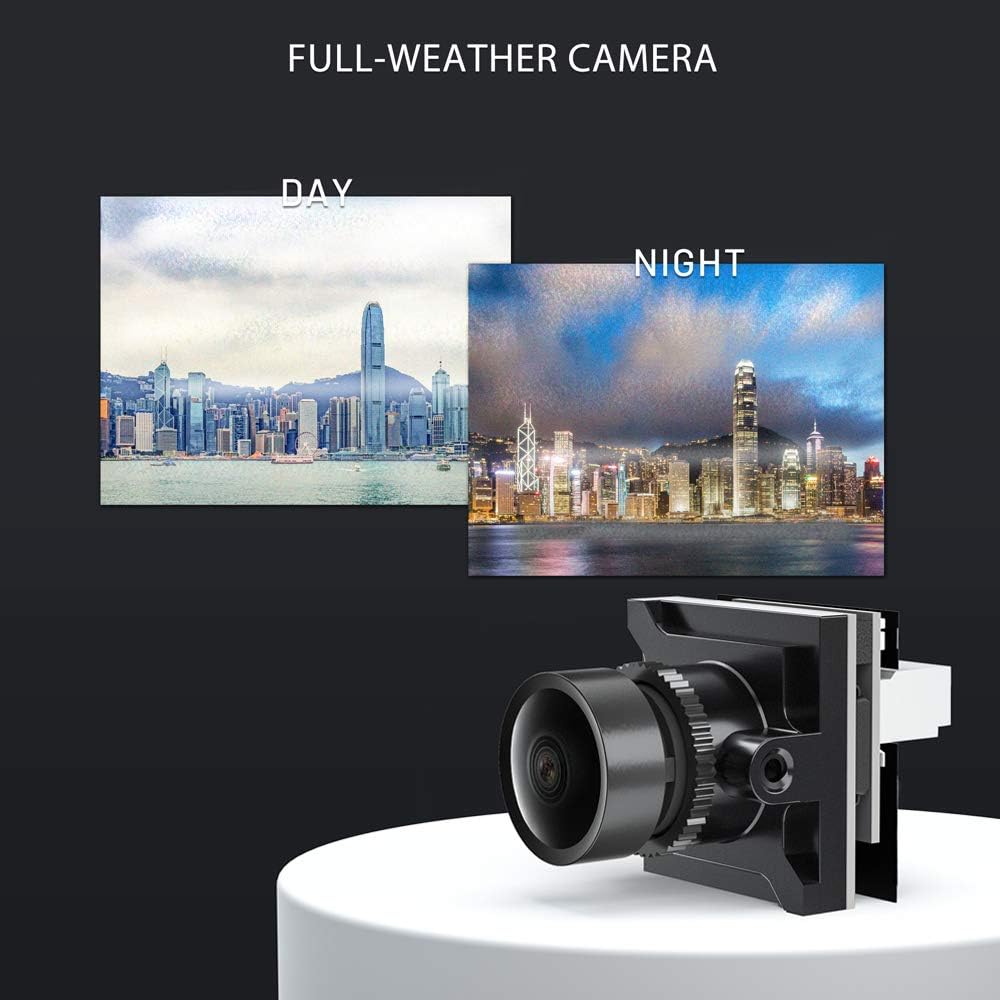 Caddx FPV Camera Ratel 2, 1/1.8inch Starlight Sensor Camera 1200TVL with FOV 165¡ãBigger PAL NTSC Switchable for FPV Racing Drone