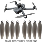16PCS Foldable Drone Propellers Replace Parts for S197 Drone Spare Part, Replacement Low-Noise and Quick-Release Blades Props Wings Accessories
