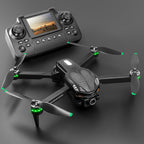 S168 Drone with Screen Controller, Brushless Motor, Altitude Hold, One Key Take Off/Landing, Active Obstacle Avoidance, Black Carrying Case, Two-batteries.