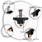Propeller Puller Aluminum Alloy Removal Tool Props Remover£¬ with Replacement Ejector Pins for RC FPV Drone BetaFPV Air65 75 (Black)
