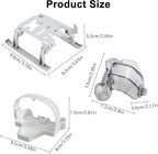 Mini 4 Pro Accessories Bundle: with Propellers Blades Guard Landing Gear Gimbal Protector Leg Extensions Props Holder Strap Lens Cover for DJI Mini 4 Pro Drone Accessories Set