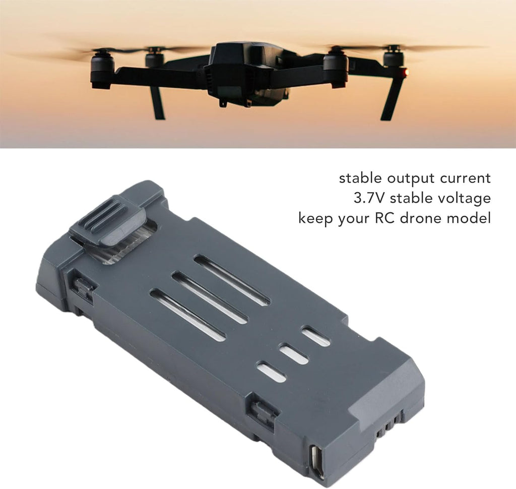 RC Drones Lithium Battery,Remote Control UAV Battery Portable,RC UAV Replacement Battery for E58 L800 JY019 S168 X Pro E88 E88MAX E525 E99 K3,3.7V (1800mAh)