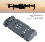 RC Drones Lithium Battery,Remote Control UAV Battery Portable,RC UAV Replacement Battery for E58 L800 JY019 S168 X Pro E88 E88MAX E525 E99 K3,3.7V (1800mAh)