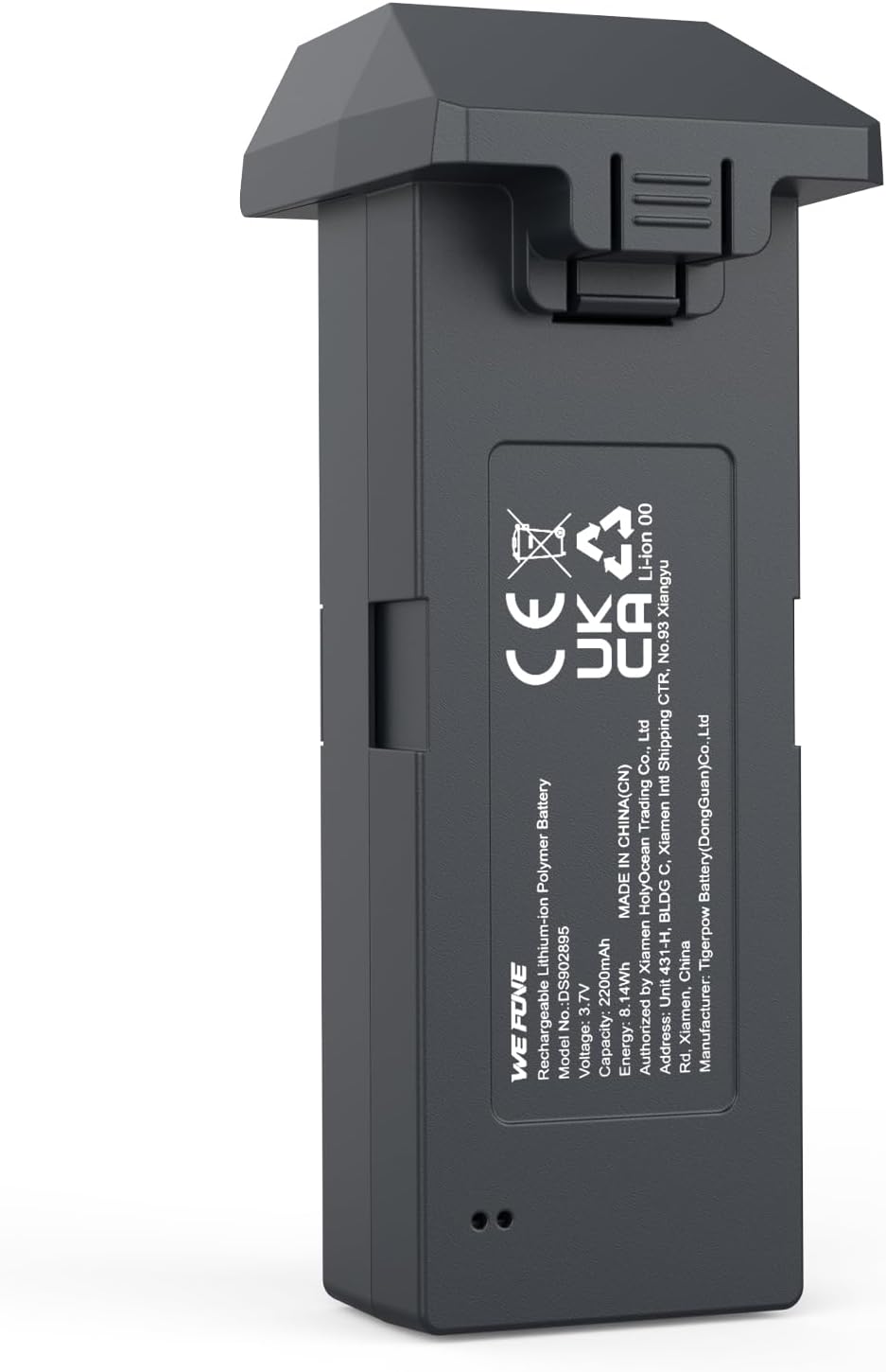 WeFone Intelligent Modular Drone Battery for WF33 and WF30 Drone, 20-Minute Flight Time, 4K Camera Support, High-Capacity Rechargeable LiPo Battery Pack