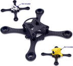 Usmile? Super Lightweight 100mm Micro Brushed Carbon Fiber Quadcopter Frame for Mini Micro FPV Racing Support for 820 8.5 * 20mm Motor
