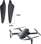 16PCS Foldable Replacement Propellers with Screws, Compatible with HS360S Drone, Lightweight Spare Blades Kit.