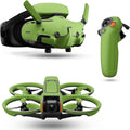 Drone Skin Compatible with DJI Avata 2 Bundle (2024) - Solid Lime Green - Premium 3M Vinyl Protective Wrap Decal Cover - Easy to Apply | Crafted in The USA by MightySkins