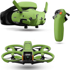 Drone Skin Compatible with DJI Avata 2 Bundle (2024) - Solid Lime Green - Premium 3M Vinyl Protective Wrap Decal Cover - Easy to Apply | Crafted in The USA by MightySkins