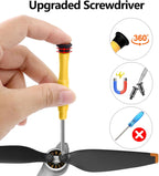 32 Pcs Propellers for DJI Mini 4 Pro & Mini 3 Pro, Replacement Low-Noise and Quick-Release Blades Props Wings Compatible with DJI Mini 4 Pro & Mini 3 Pro Drone Accessories - NOT for Mini 3