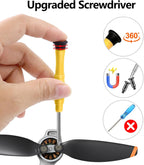 32 Pcs - Propellers Blades for DJI Mini 4K, Mini 2, Mini 2 SE & Mini SE, Replacement Low-Noise and Quick-Release Props Wings Compatible with DJI Mini 4K, Mini 2, Mini 2 SE & Mini SE, Drone Accessories
