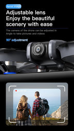 FPV Drone with Camera and VR Glasses, Brushless Motor Optical Flow Cool LED Lights Drones Dual Camera Switch RC Quadcopter 2 Batteries VR Drones for Beginners Adults X226 Drone
