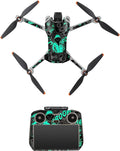 Skin Stickers Compatible with DJI Mini 4 Pro, Waterproof Sticker Decal Skin DIY Accessory for DJI Mini 4 Pro Drone and RC 2 Controller (E)