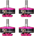 DYS 4PCS SUNFUN 2306 1900KV 6S Brushless Motor for FPV Racing Drone Quadcopter 5inch Freestyle Remote Drone