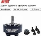 DYS 4pcs X2807 1300KV 1500KV 1700KV Brushless Motor 6S for 7inch Long Range FPV Racing Drone Freestyle FPV Drone Quadcopter Motor (X2807 1700KV 4PCS)