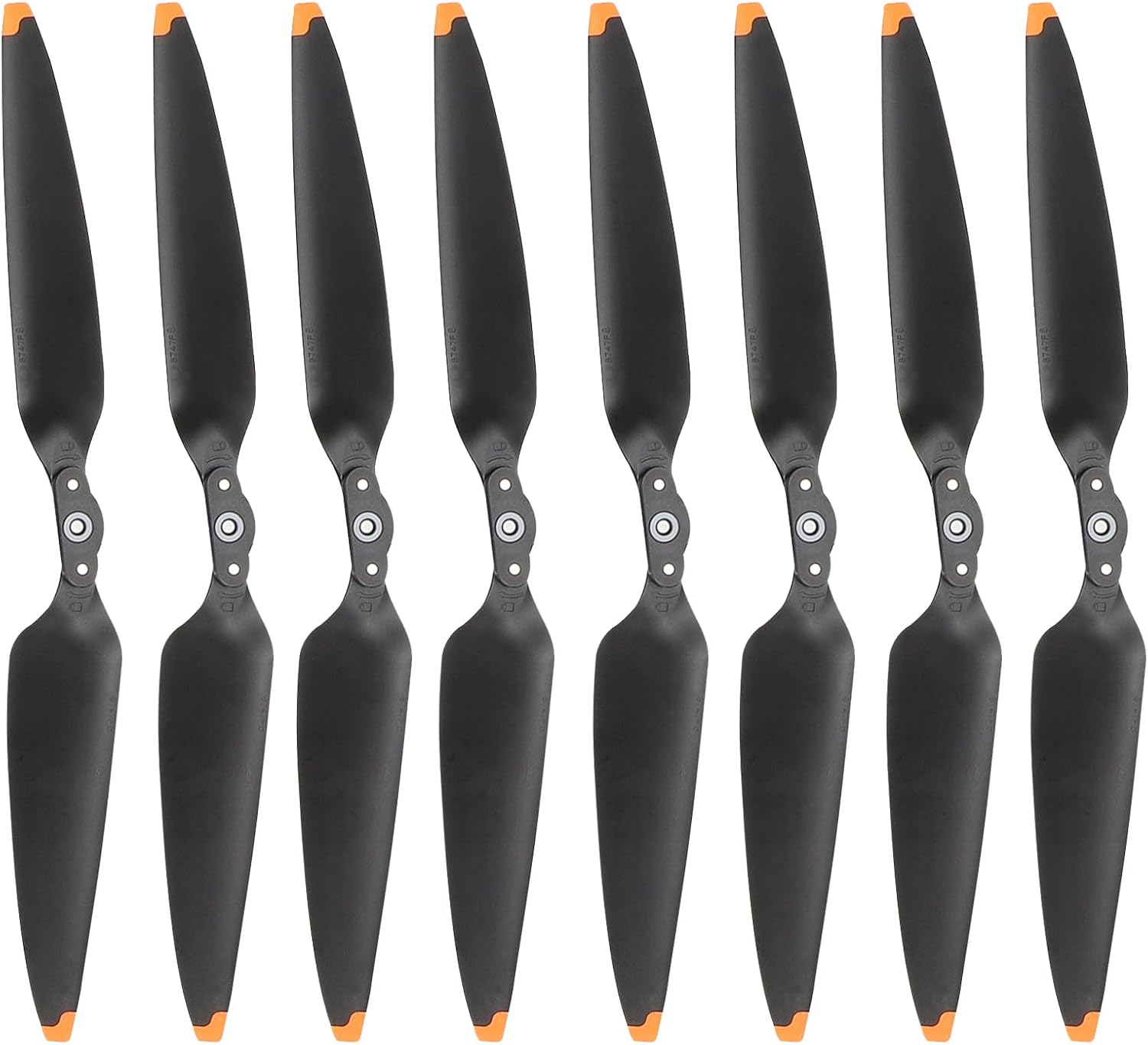 Air 3S Propellers Wings - 8PCS Props for DJI Mavic Air 3S/Air 3 Replacement Parts Drone Accessories Low Noise Quick-Release Blades Quiet 8747F Air Series 4 Pairs Orange