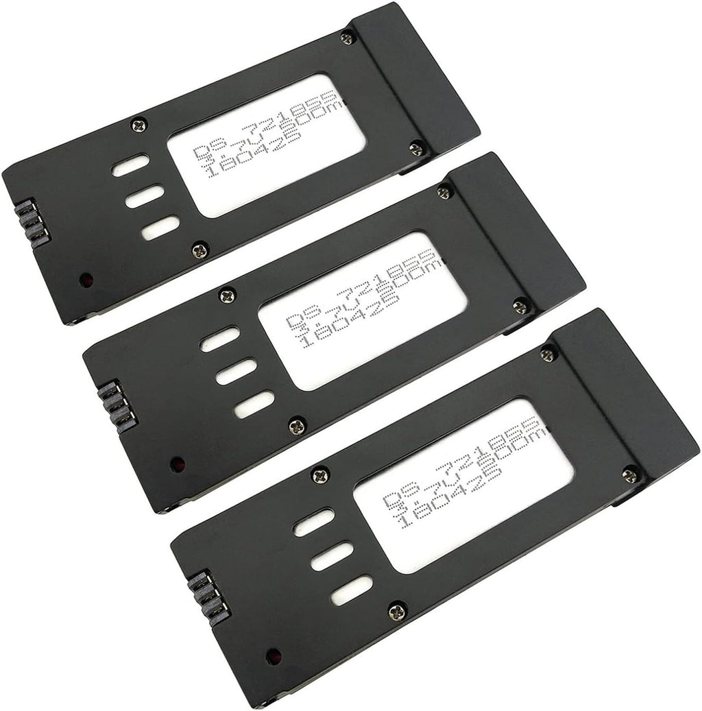 3PCS 3.7V 500mAh Lithium Battery for E58 S168 JY019 Quadcopter Spare Parts Drone Lithium Battery