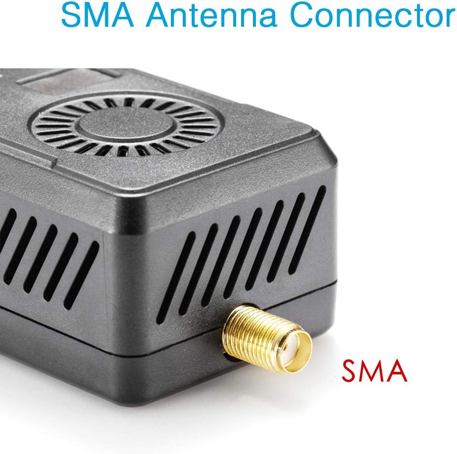 Black Mamba 5.8Ghz FPV Video Transmitter 40CH Wireless Audio Video FPV Vtx Transmitter for RC Drone MultiTotor Quadcopter (SMA ANT 6-28V,NOT for Gopro)