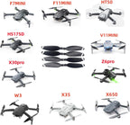sea jump 16PCS Propeller for HS175D HT50 X500pro X650 Z6pro W3 F11MINI F7MINI V11MINI Aerial Photography Folding Quadcopter, Spare Parts for RC Drone Blades