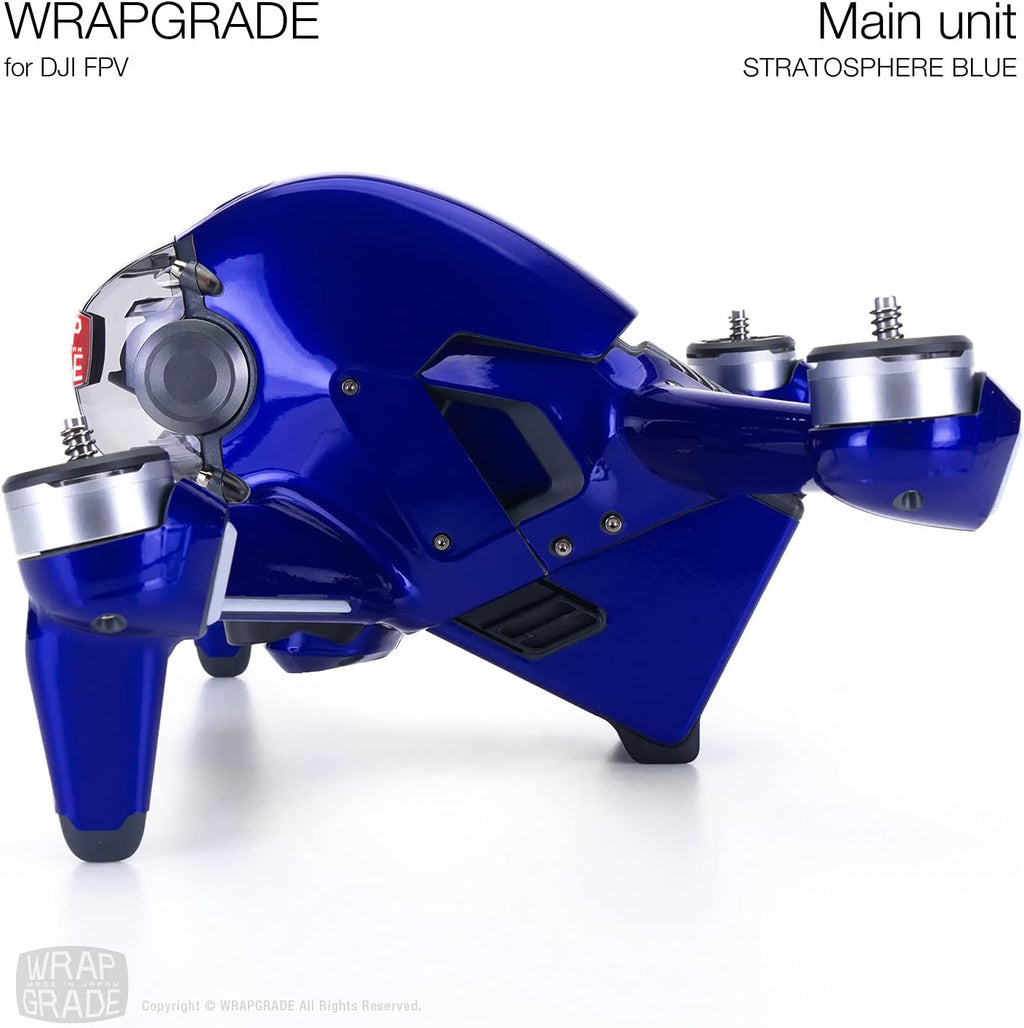 WRAPGRADE Skin Compatible with DJI FPV | Full-wrap (Stratosphere Blue)
